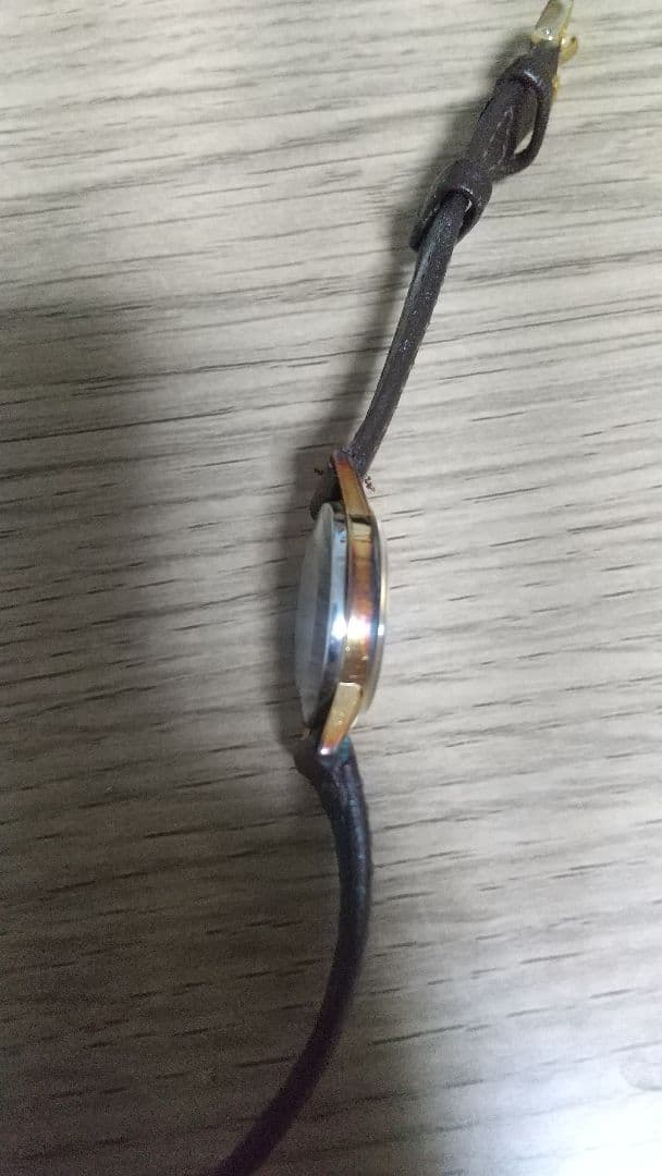 【ジャンク】OMEGA DE VILLE 腕時計 ゴールド/ブラウン 手巻き