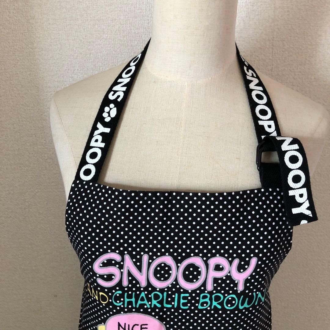 未使用 レトロ スヌーピー エプロン