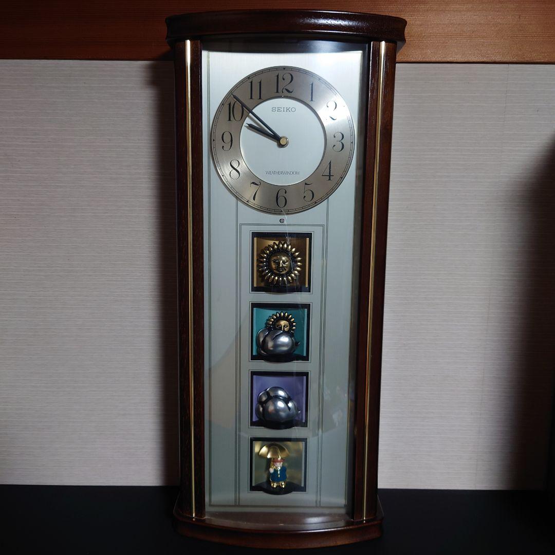 SEIKO WEATHERWINDOW からくり時計 天気予報【ジャンク品】