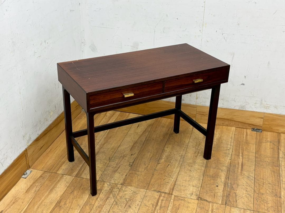 T7823☆希少☆ヴィンテージ☆ローズウッド材☆デスク☆北欧スタイル☆1970年