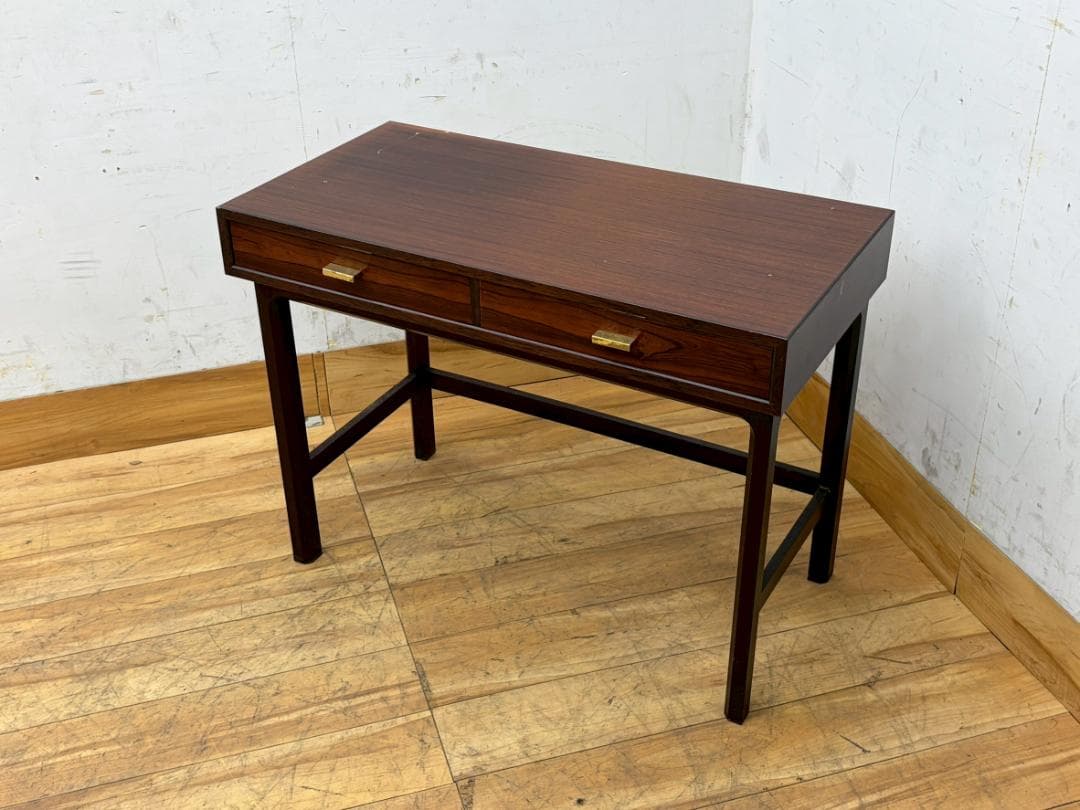 T7823☆希少☆ヴィンテージ☆ローズウッド材☆デスク☆北欧スタイル☆1970年