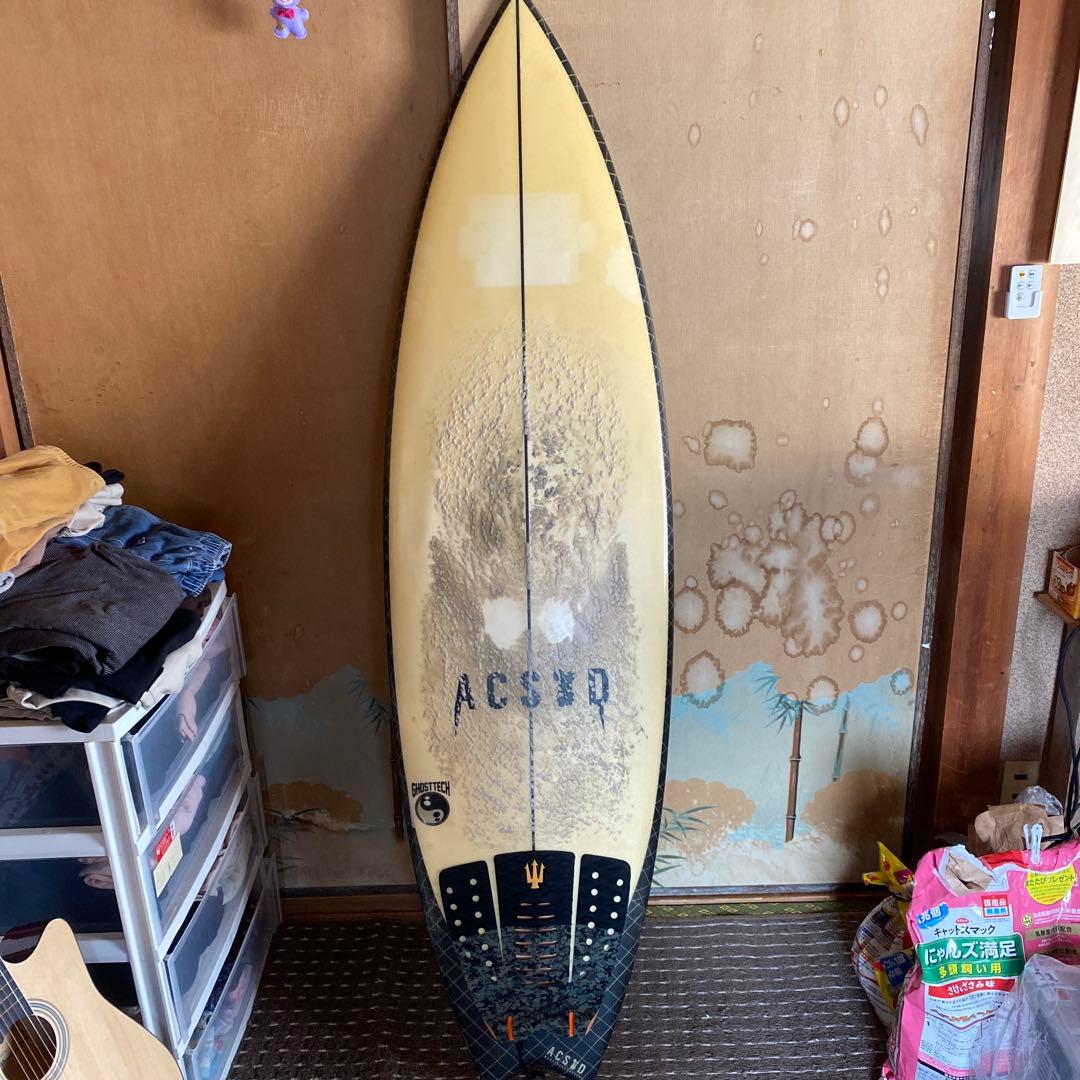 ACSD ショートボード クリーム色