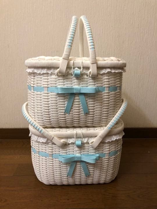 みんみ様　オーダーカゴ完成品