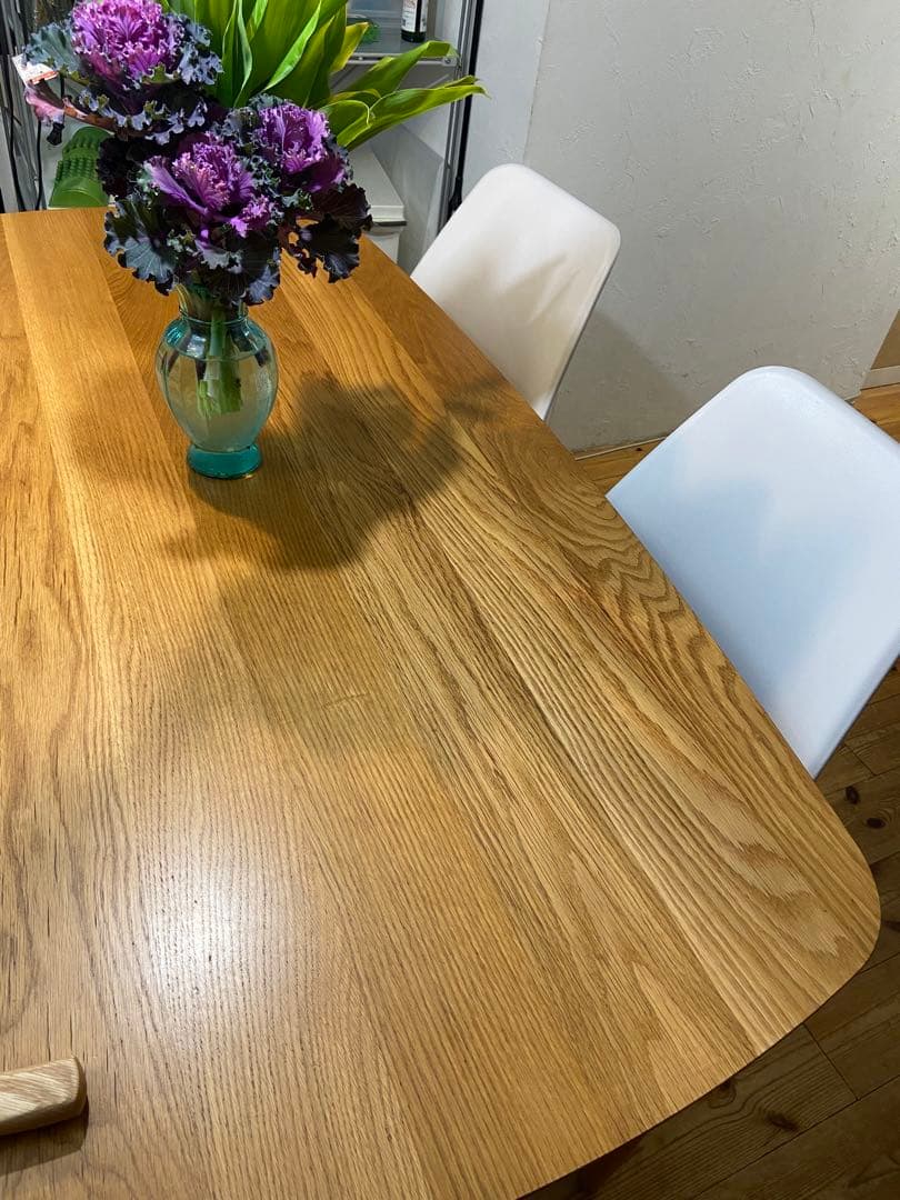 【白半木材】ホワイトオーク　ダイニングテーブル