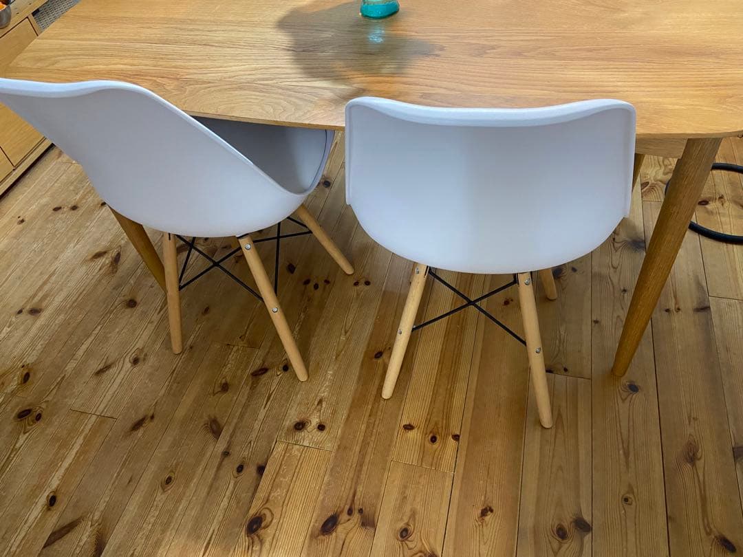 【白半木材】ホワイトオーク　ダイニングテーブル