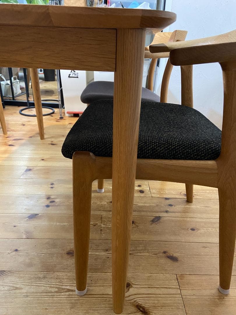 【白半木材】ホワイトオーク　ダイニングテーブル