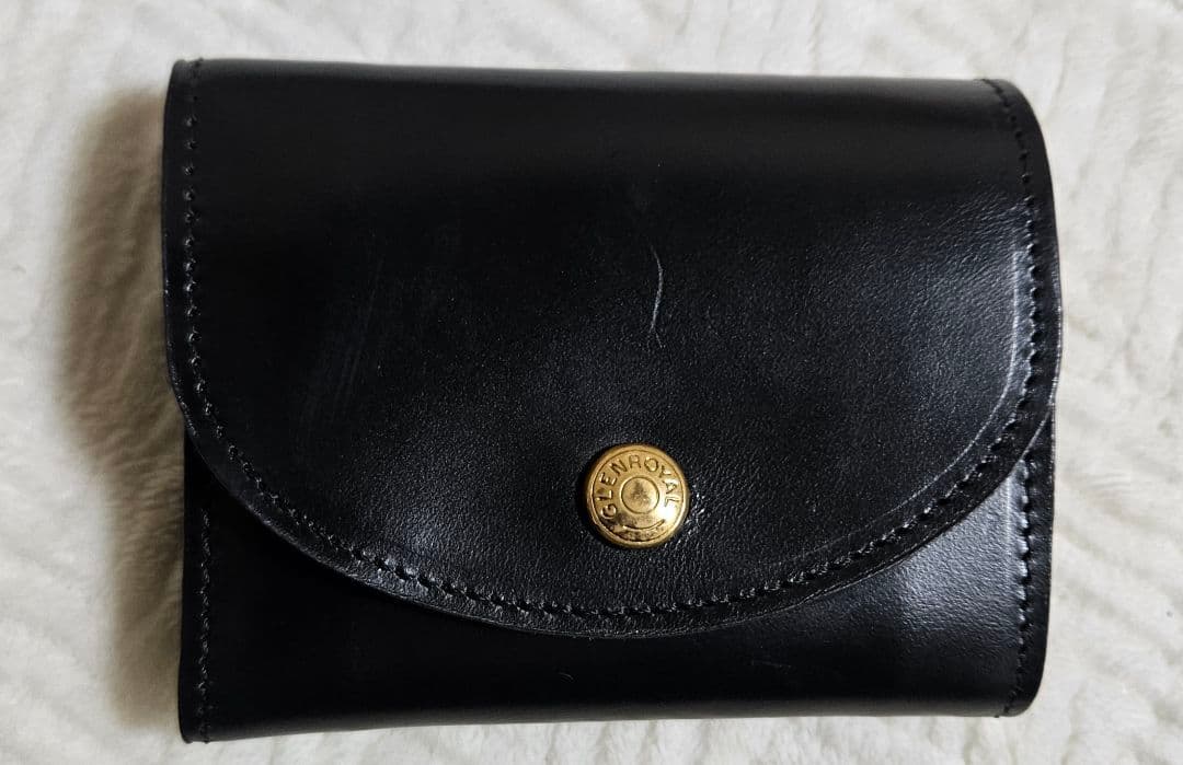 GLEN公式限定フラップ付きミニ財布バイカラー