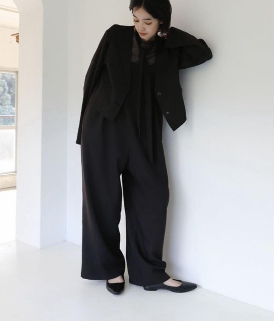 select MOCA Et サロペット、オーバーオール　黒　L