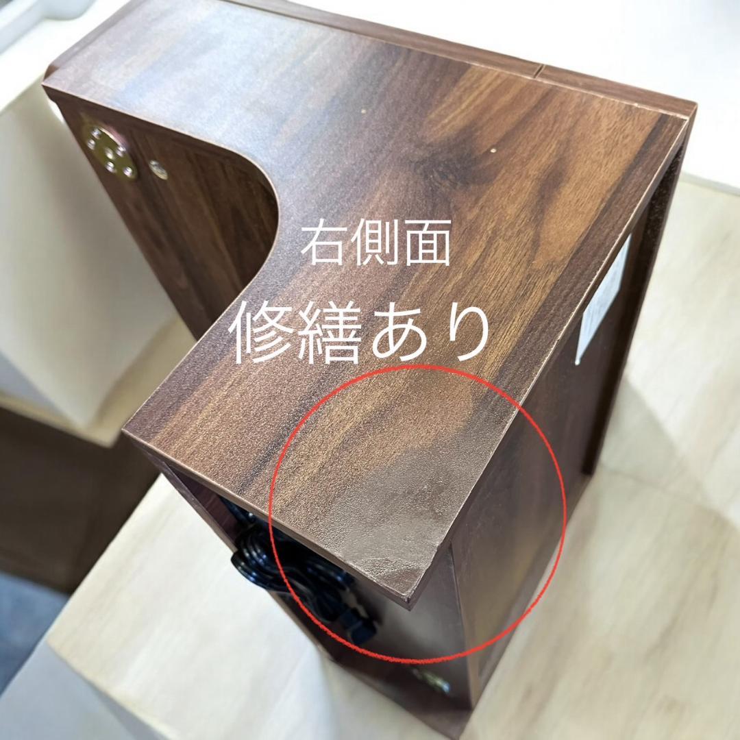 訳あり　　ドレッサー＆チェアー　セット コスメ収納　ミラー付き