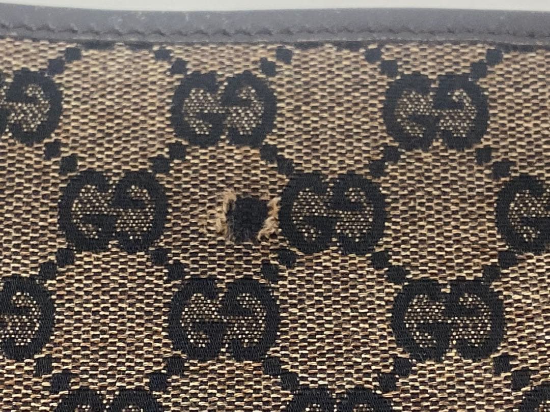 GUCCI グッチ キャンバス トートバッグ ブラウン