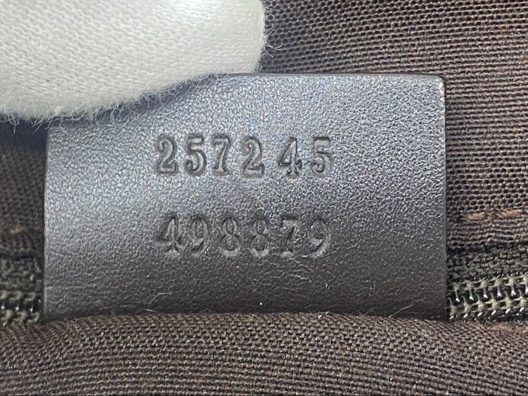 GUCCI グッチ キャンバス トートバッグ ブラウン