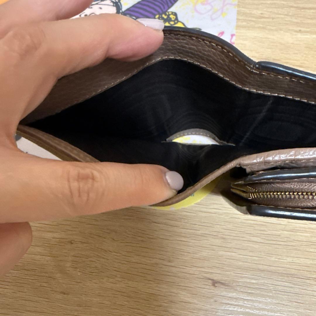 GUCCI グッチ マーモント GG柄 2つ折り 財布 ピンクベージュ