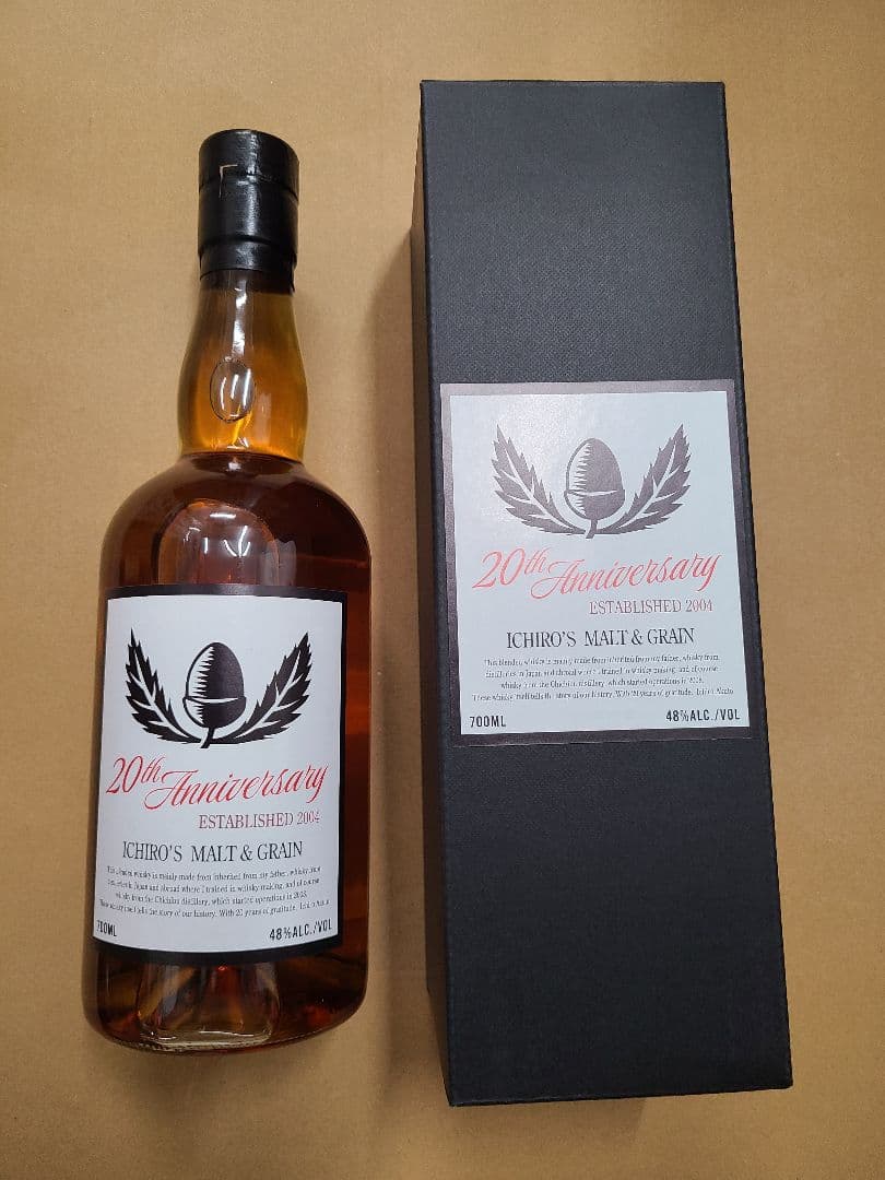 イチローズモルト　モルト＆グレーン　20周年記念　48%