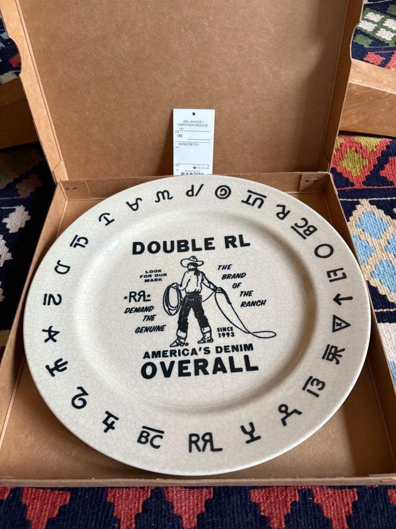 ダブルアールエルDOUBLE RL アメリカンデニムオーバーオール 皿 RRL