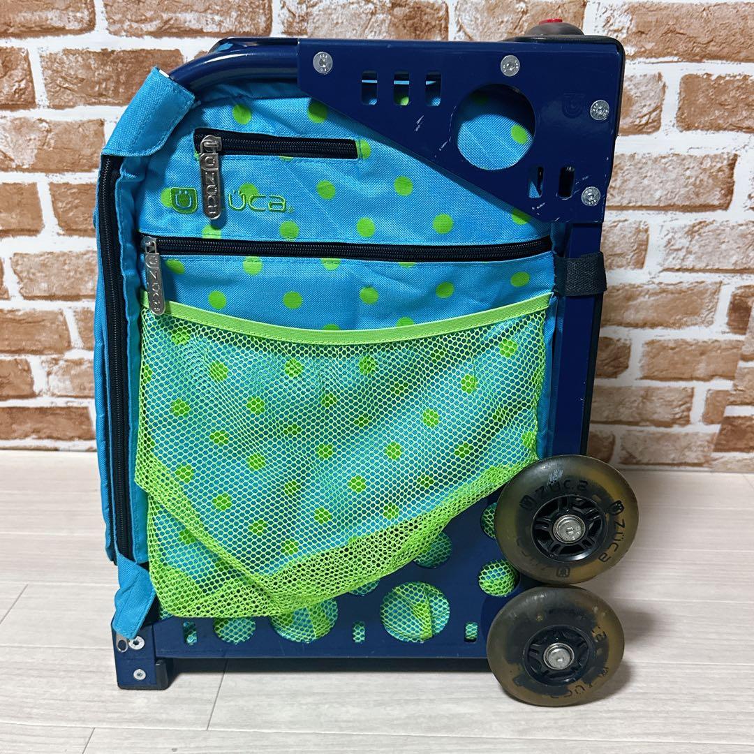 ZUCA トラベルキャリーバッグ 座れる 黒　青　ブルー　ズーカ