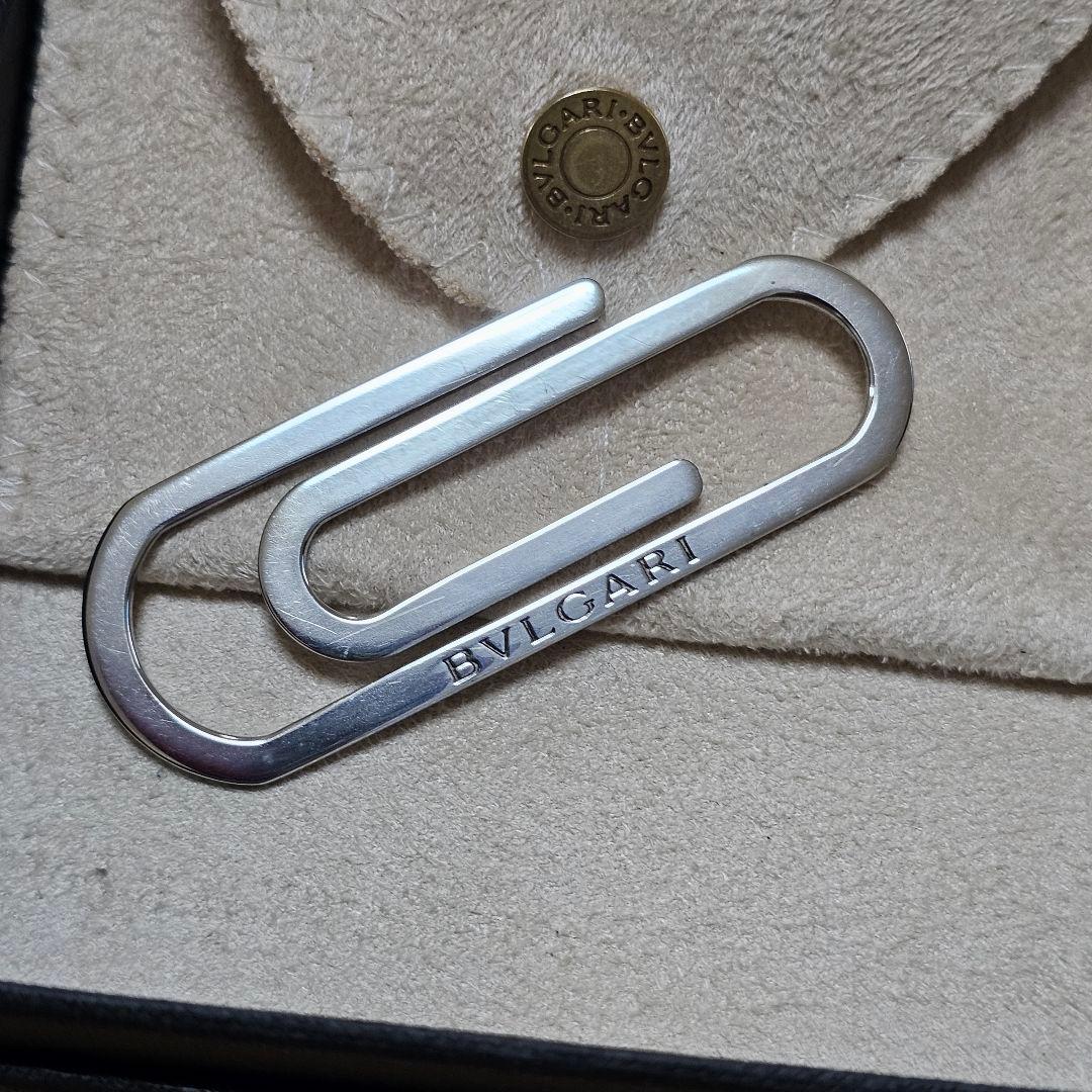 ア*ロ様 BVLGARI シルバー925 マネークリップ