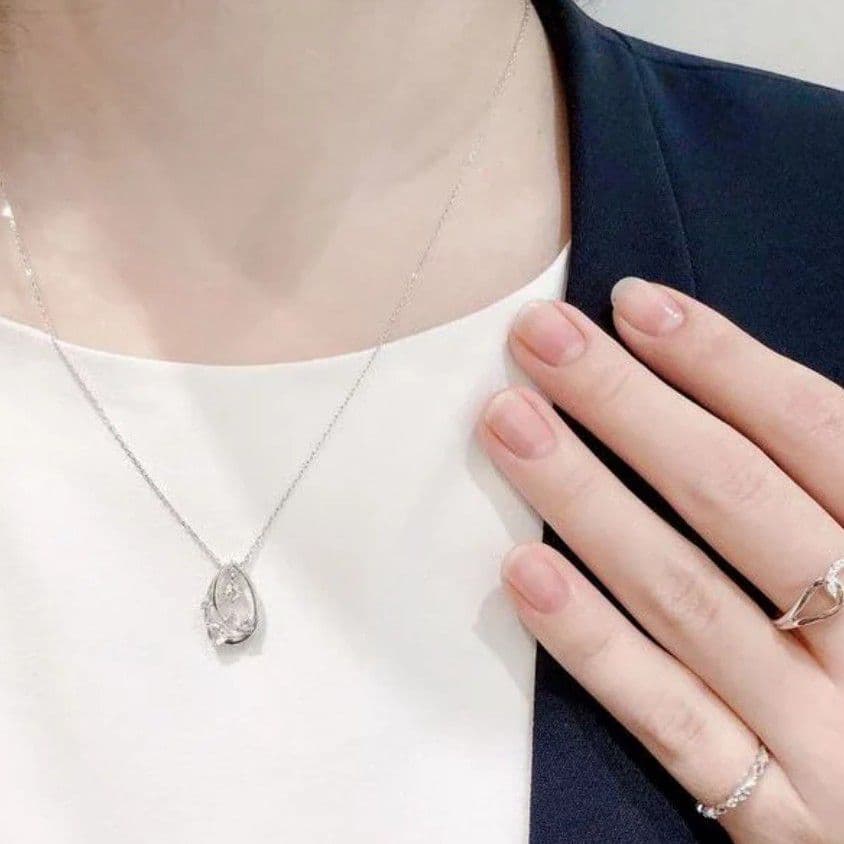 4℃　K10 WG　アクアマリン　ダイヤモンド　透かし　ピンキー　リング　1号