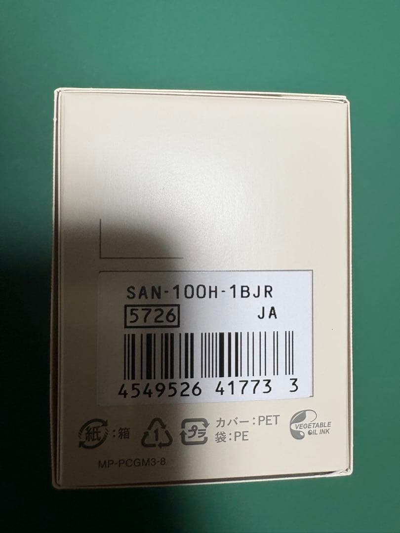 カシオ　サ時計　ブラック　SAN-100H-1BJR