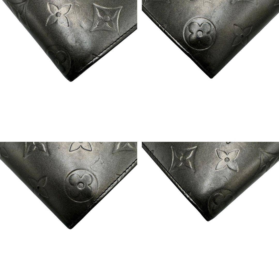 【美品】ルイヴィトン 三つ折り財布 インターナショナル マットモノグラムマット