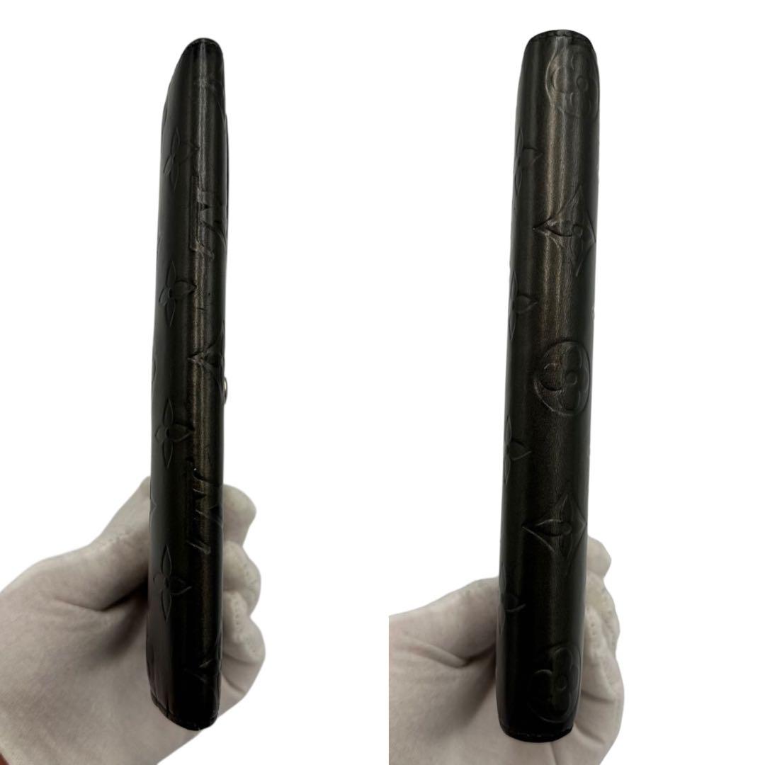 【美品】ルイヴィトン 三つ折り財布 インターナショナル マットモノグラムマット