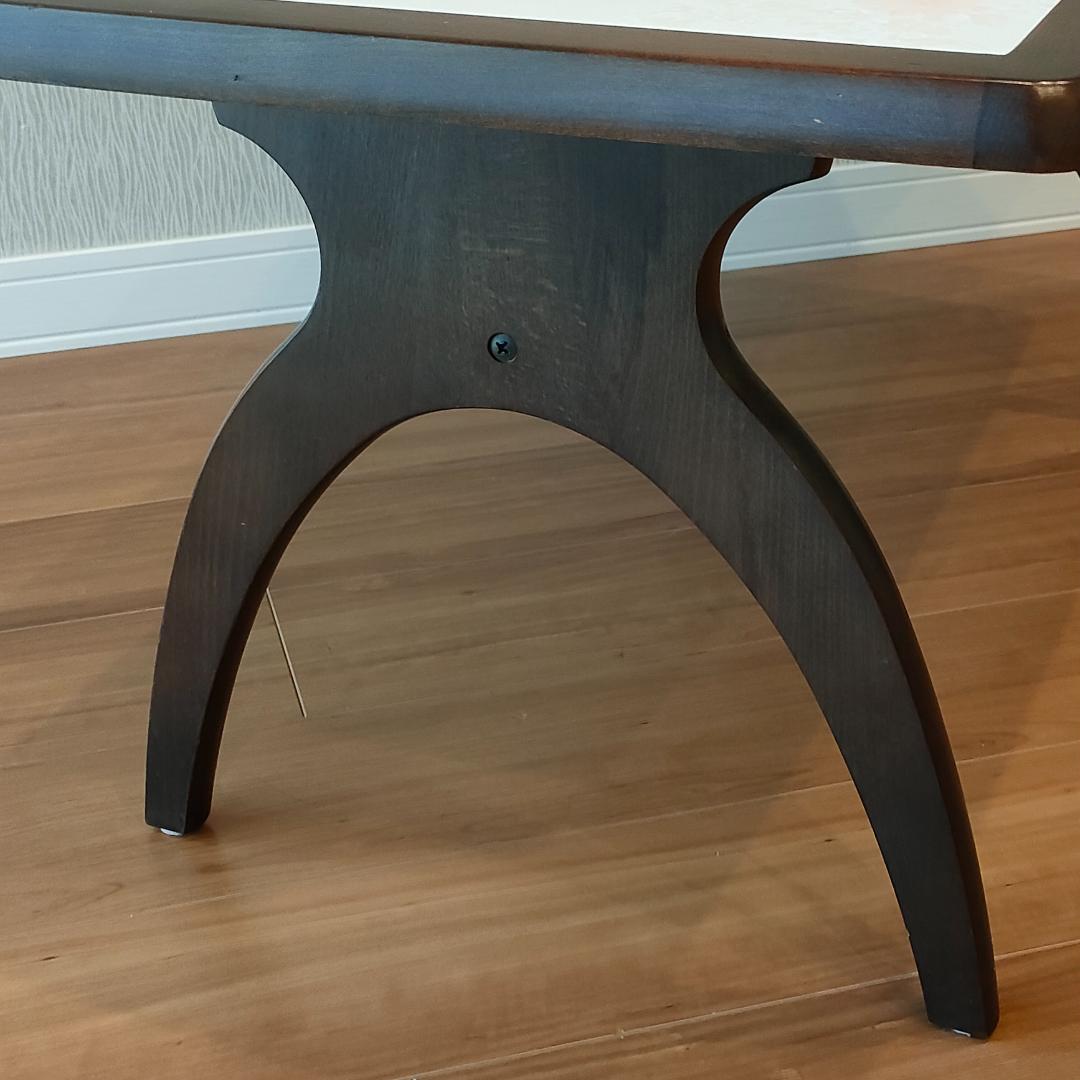 カリモク　サイドテーブル　センターテーブル　花柄　リビングテーブル