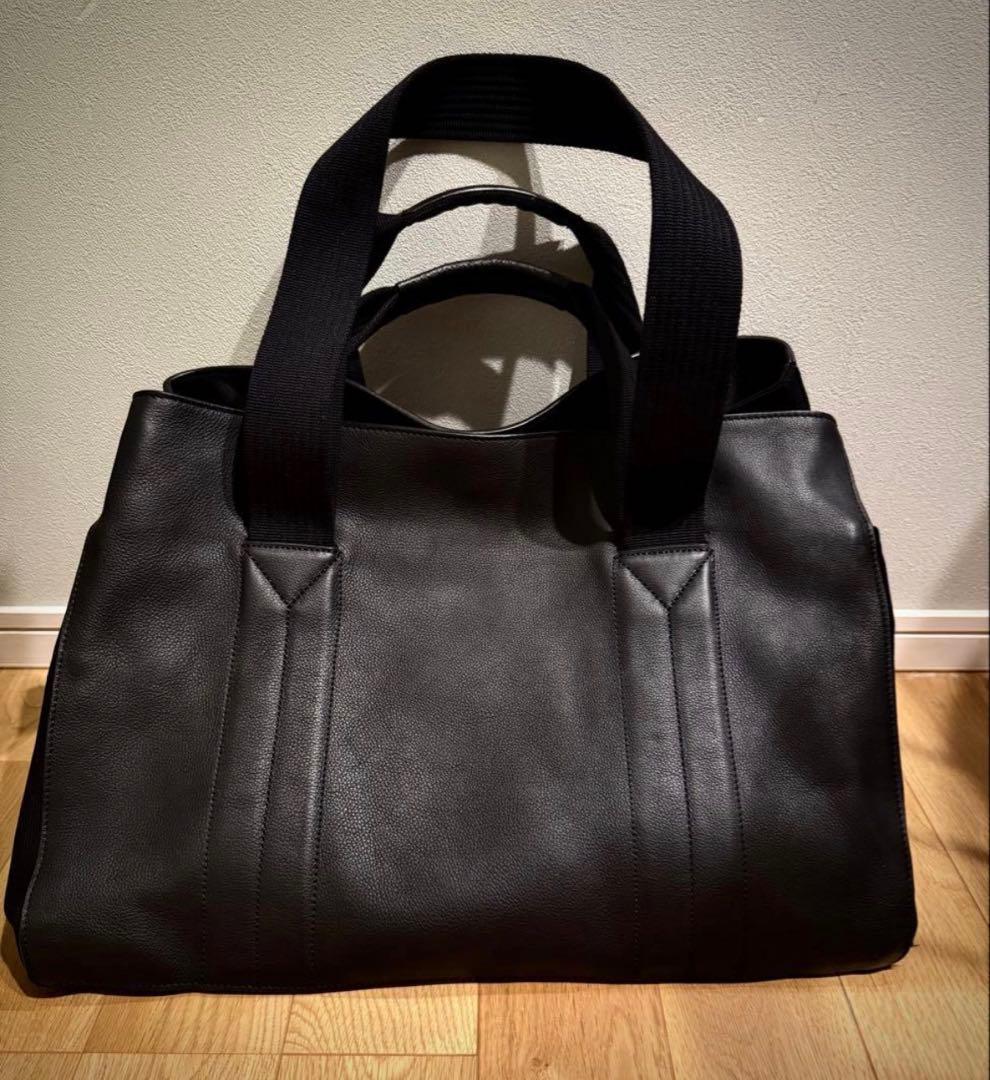 即完品　Y-3 ワイスリー レザートートバッグ LUX BAG