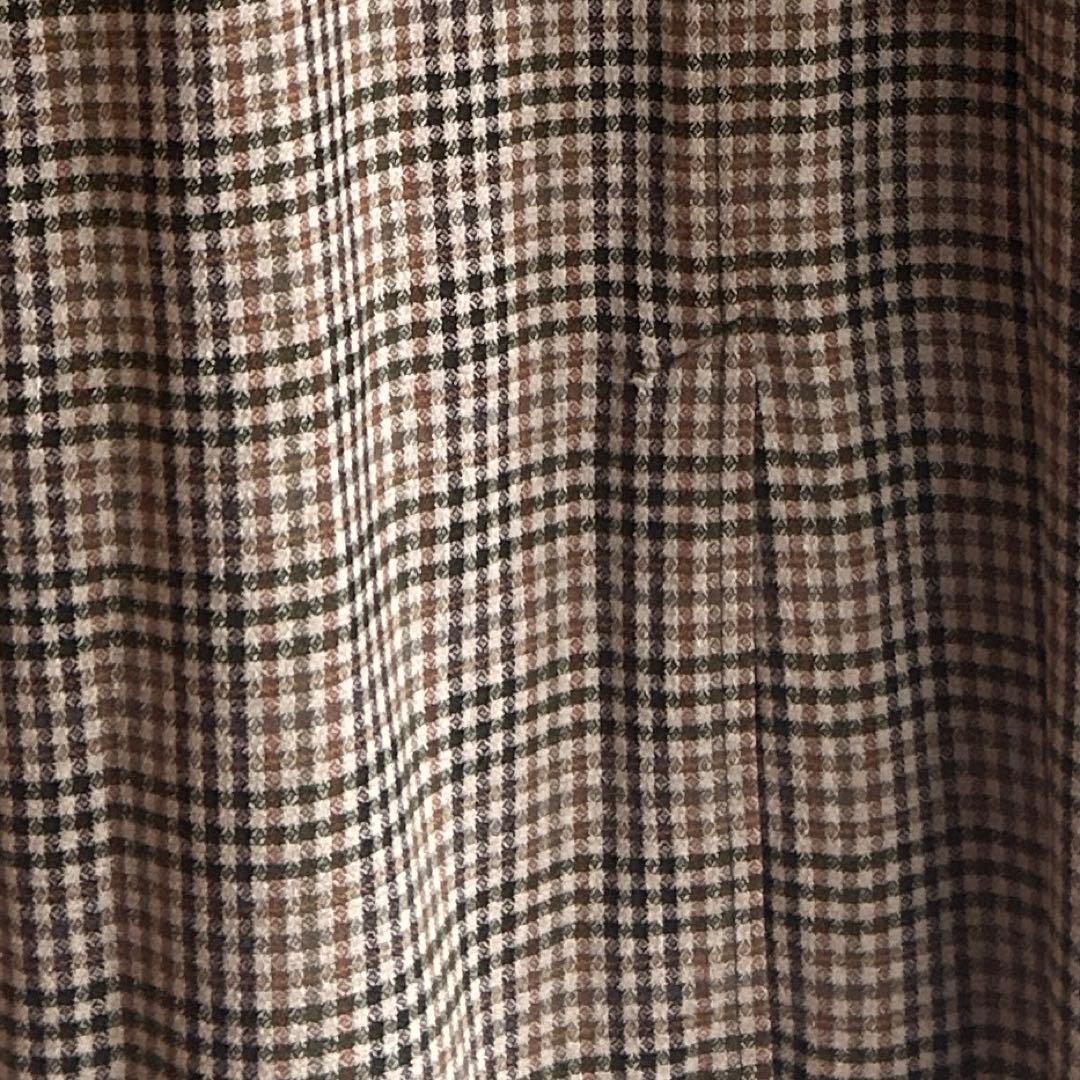 40s50s アクアスキュータム　織柄　ウールコート