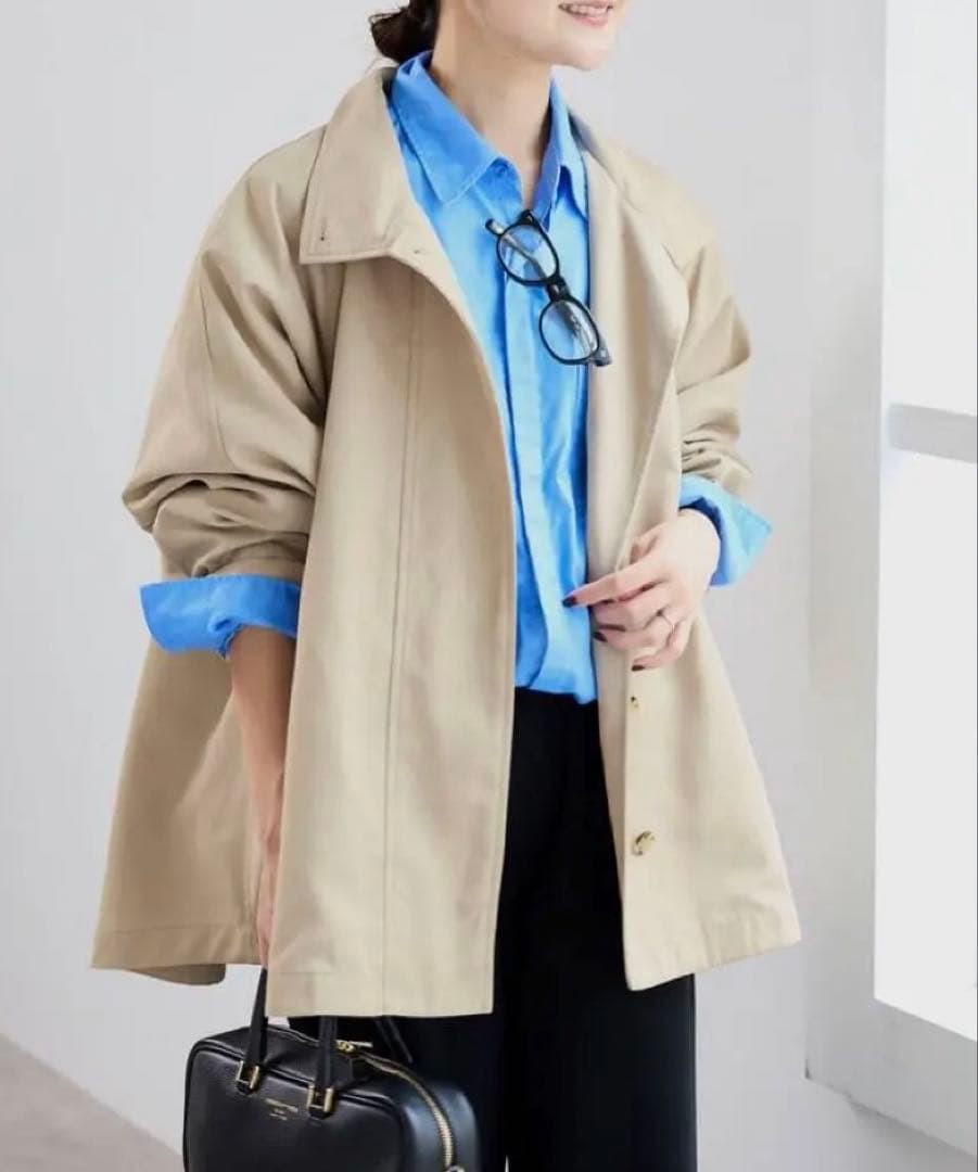 【SLOBE IENA】テントラインショートコート