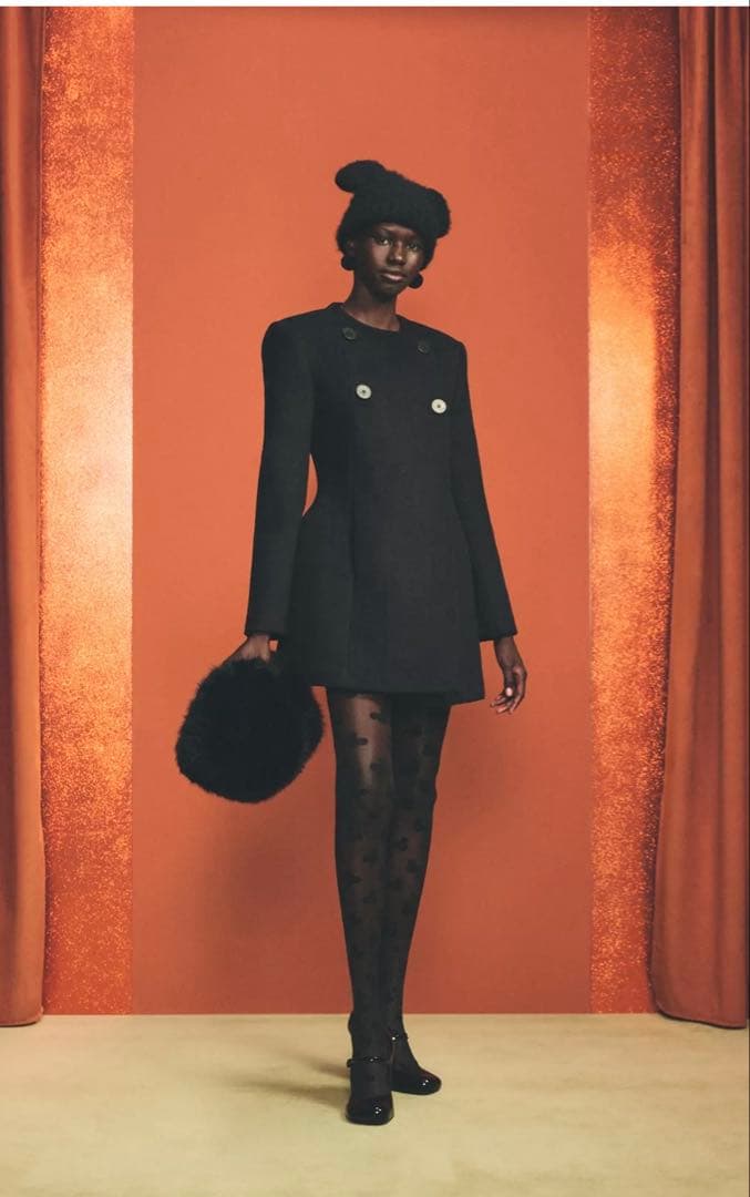 ZARA ダブルブレストコートワンピース