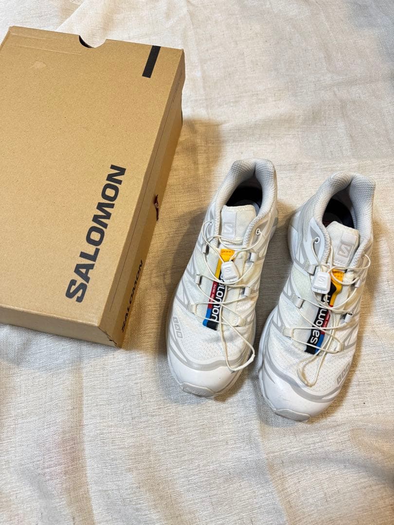 Salomon XT-6 サロモン ホワイト スニーカー 23cm