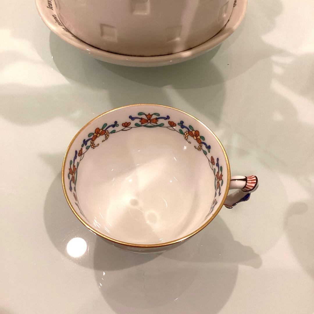 ヘレンド (HEREND) シノワズリ ゲデレ 西安の赤　カップ＆ソーサー