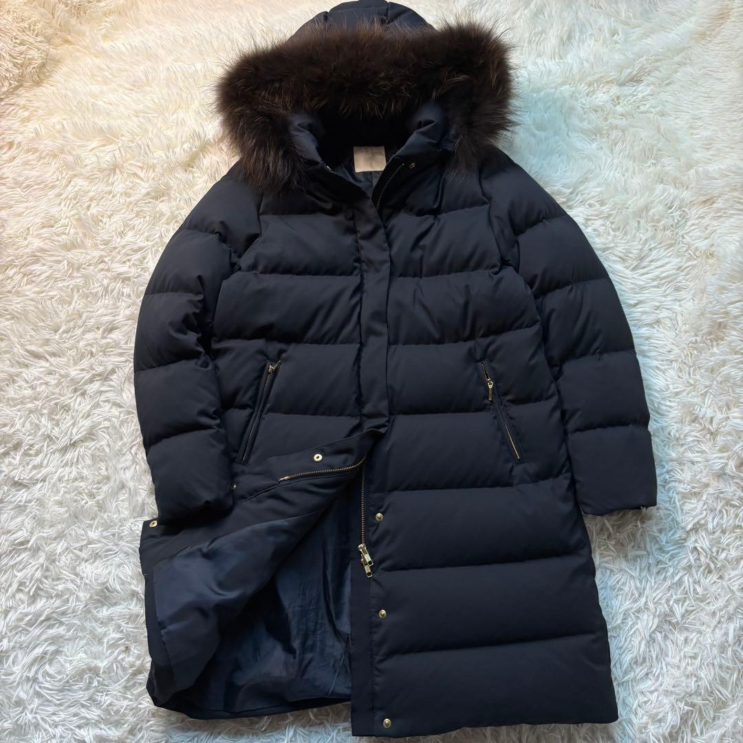 未使用級✨B:MING by BEAMS 河田ダウン ロングファー コート M