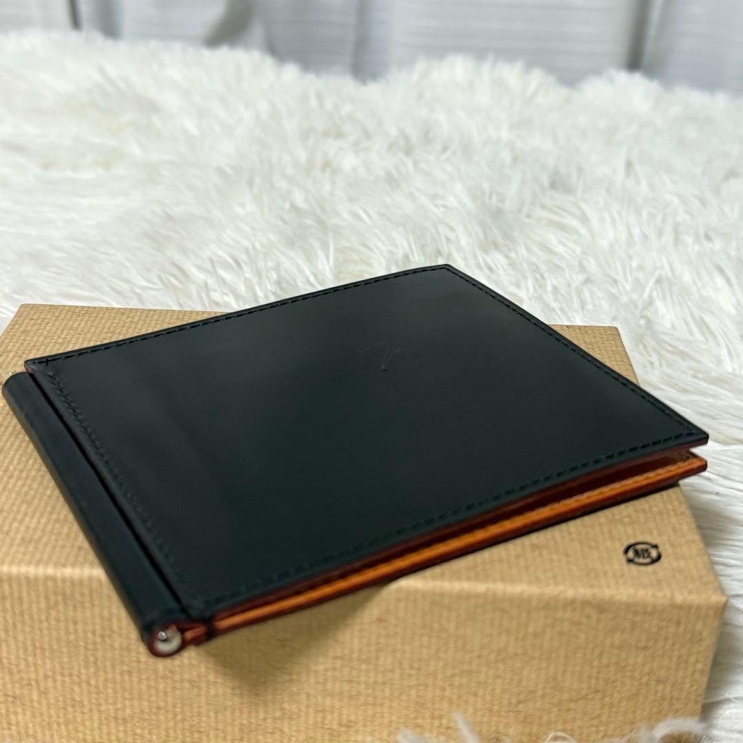 ⭐️美品⭐️　GANZO　ガンゾ　シンブライドル　マネークリップ　ブラウン