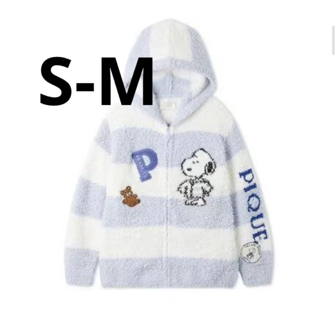 新品未使用　【PEANUTS】オリジナルアート ジャガードパーカ　ジェラートピケ