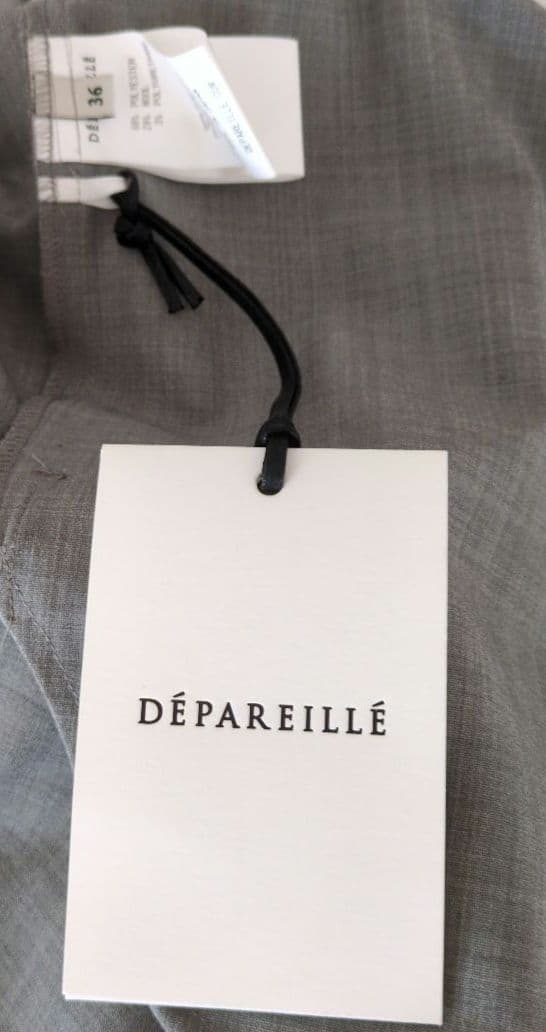 新品タグ付 DEPAREILLE ロピカルウールコンビネゾン 36 グレー