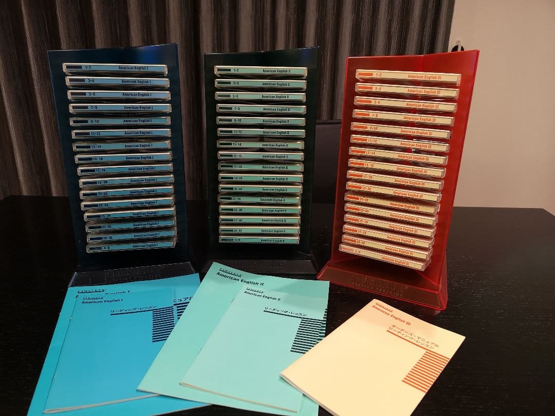 ピンズラーアメリカ英語【Ⅰ〜Ⅲ】テキスト、ラック付