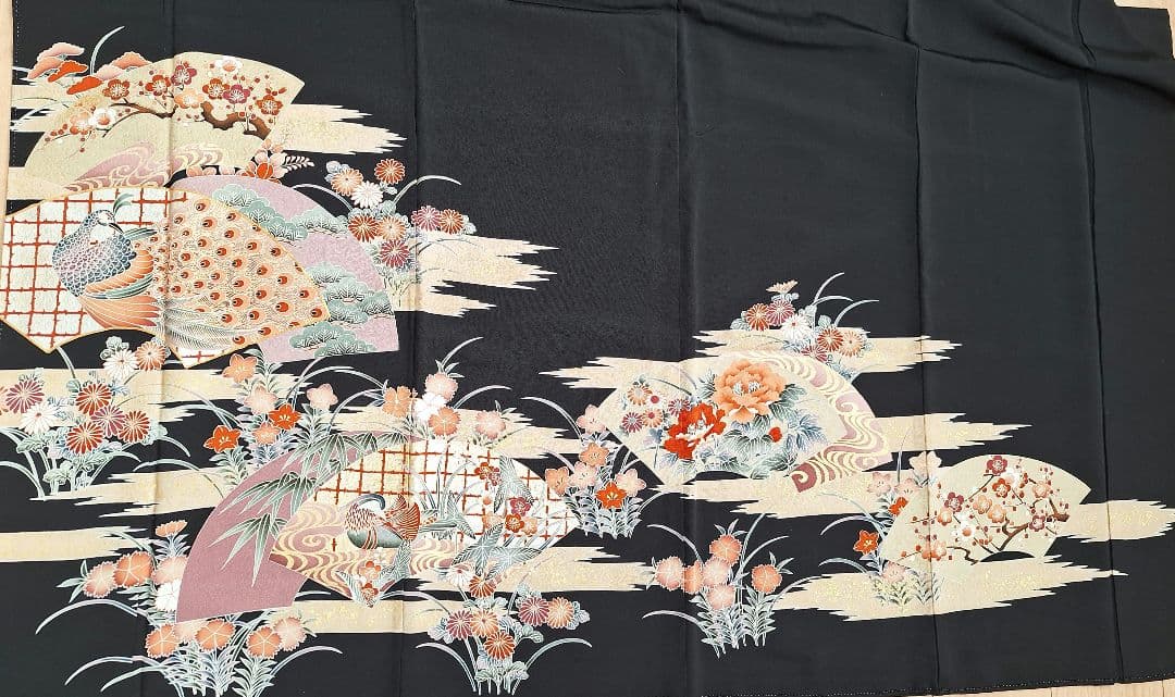 着物リメイクワンピース3634