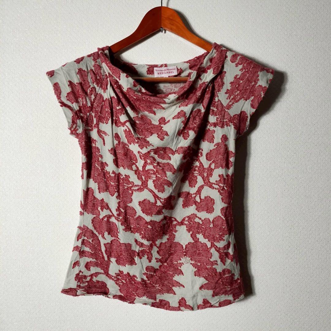 ヴィヴィアンウエストウッド レッドレーベル ブラウス カットソー 花柄 レース