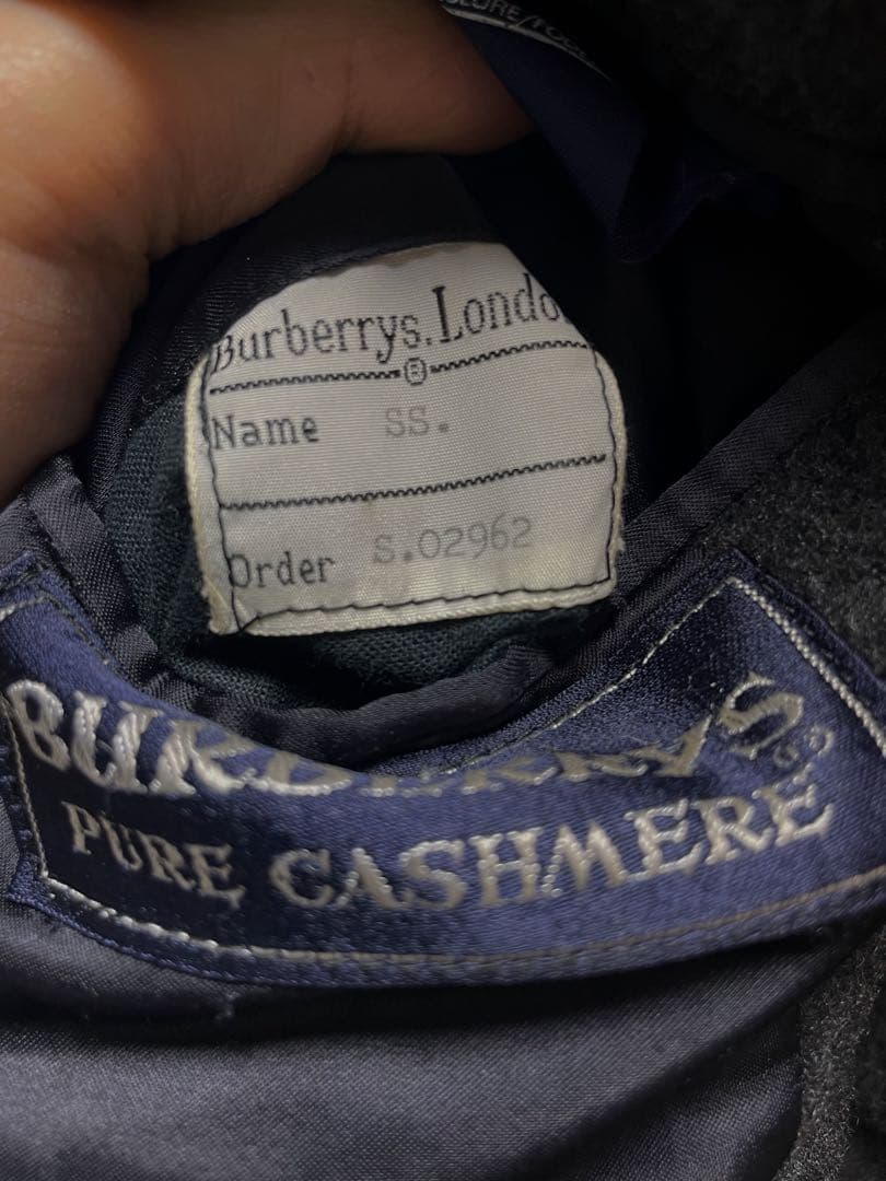バーバリー カシミヤ100% ヴィンテージ バルマカーンコート