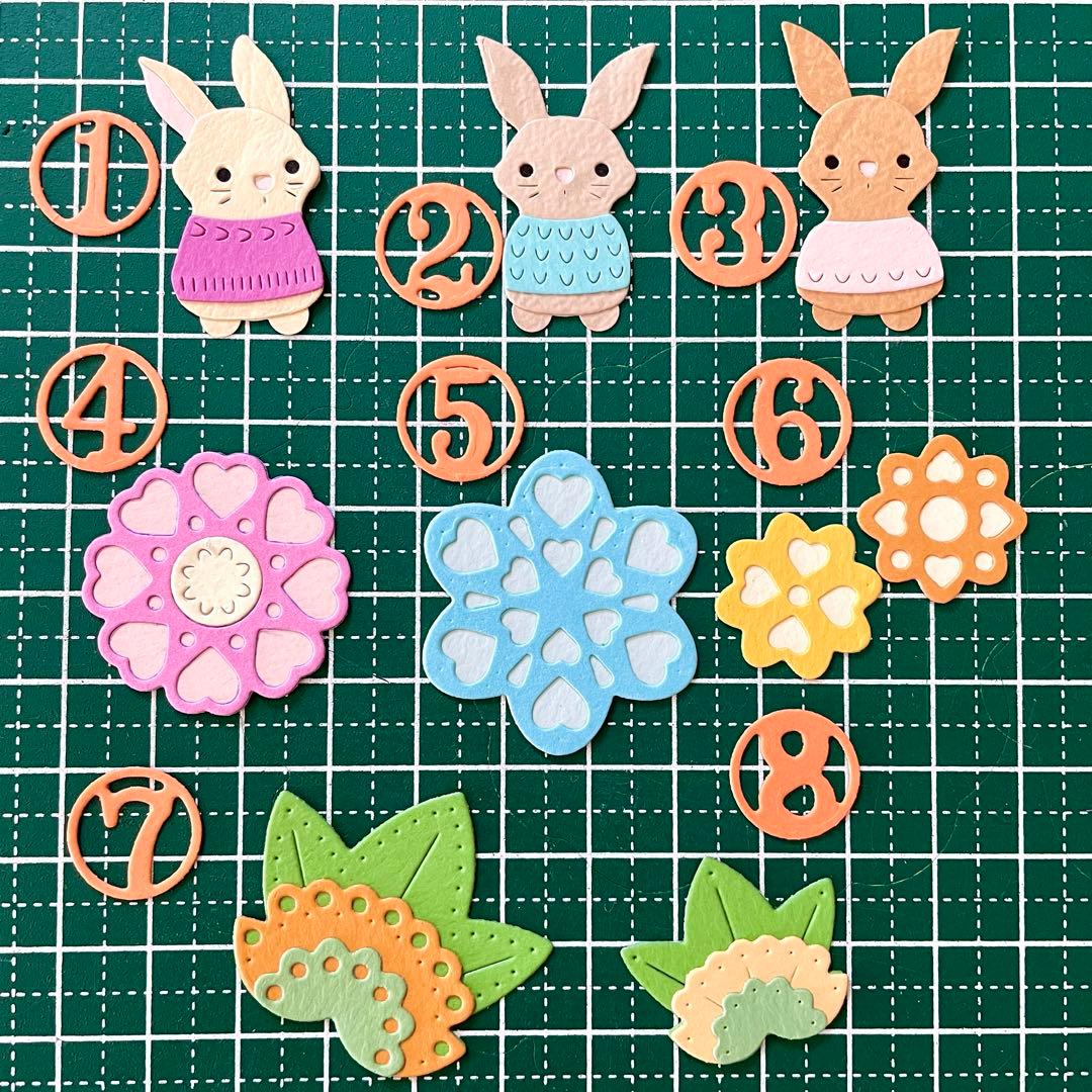 【北欧風アイテムA】サンプルページ（ペーパークラフト クラフトパンチ）