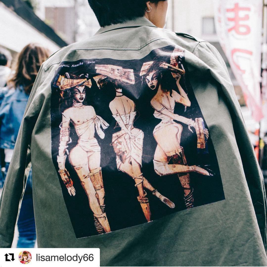 「ＫOOさま専用」金子國義×リサメロディー⭐︎ワークシャツジャケットリサメロディ