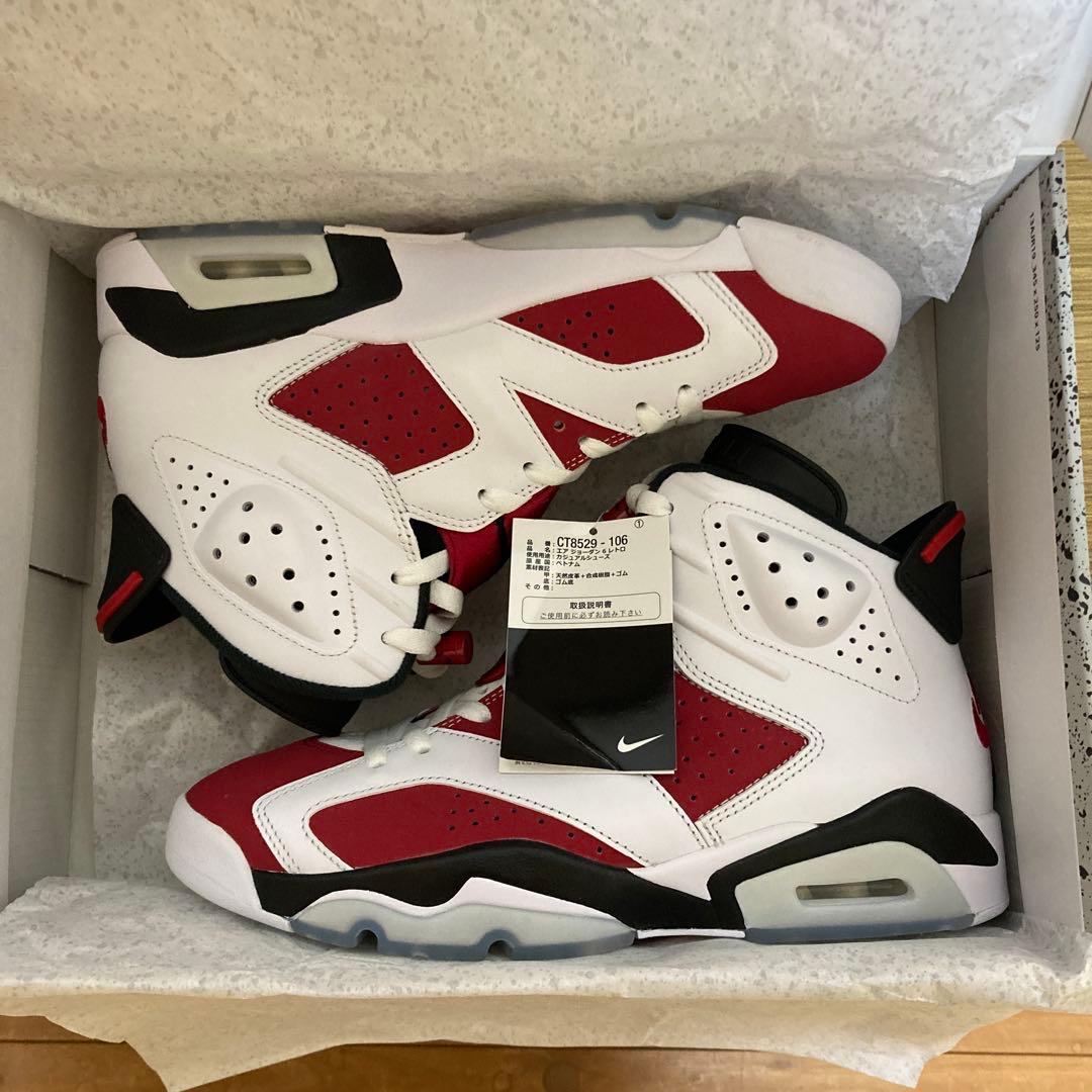 靴 NIKE AIR JORDAN 6 RETRO Carmine (2021)