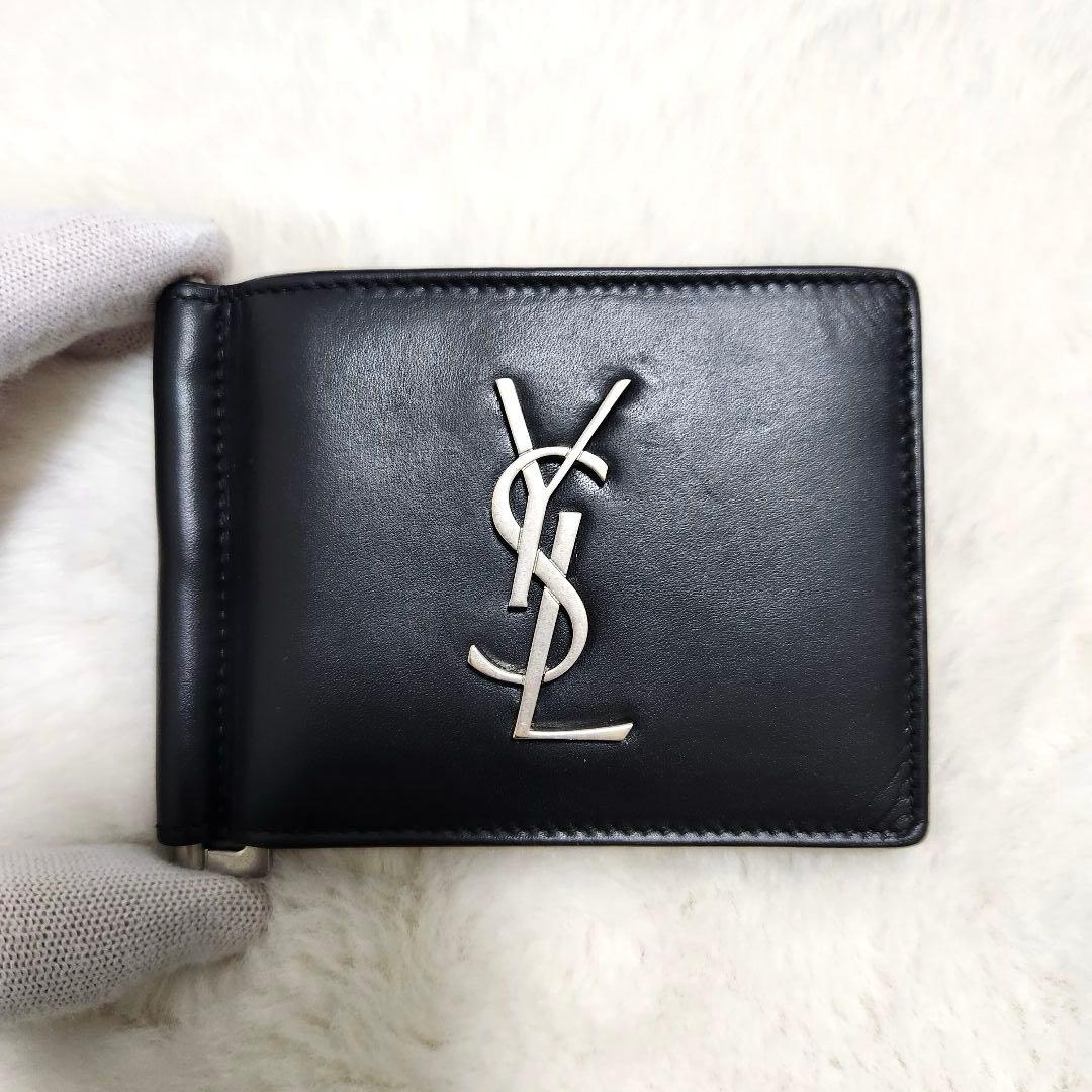 コヨミ✨極美品　付属品完備✨サンローラン　マネークリップ　デカロゴ　YSL