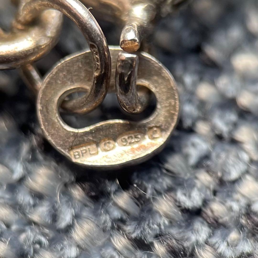 シルバー925 ロープチェーン ヴィンテージ 46cm 幅5mm