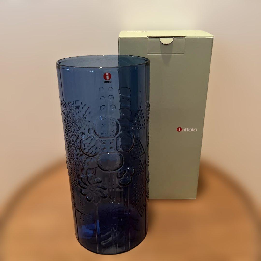 新品未使用　 イッタラ　フローラ　フラワーベース　ブルー　250㎜