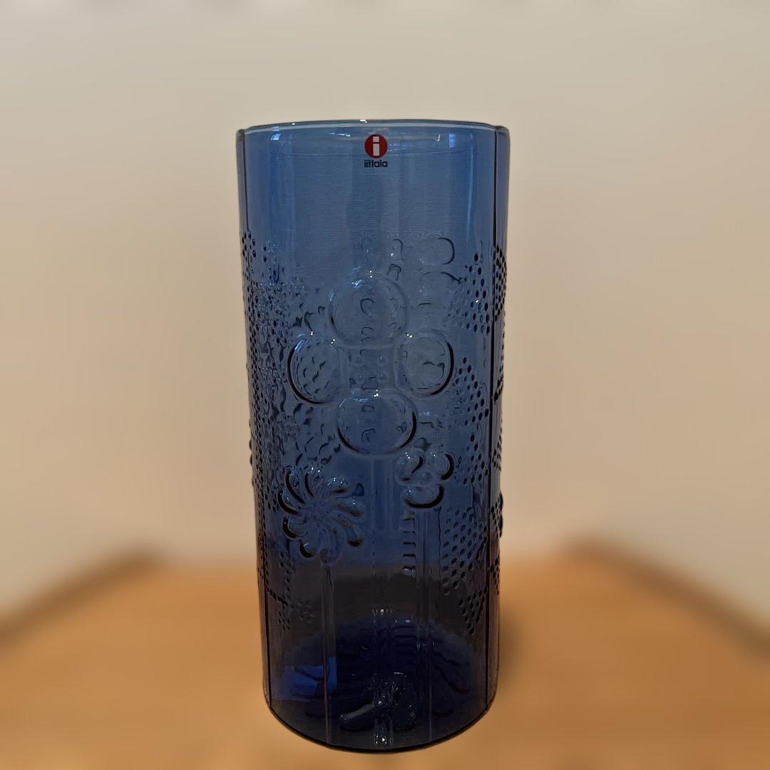 新品未使用　 イッタラ　フローラ　フラワーベース　ブルー　250㎜