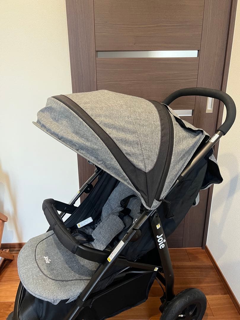 joie ベビーカー ライトトラックス　大型タイヤ　グレー