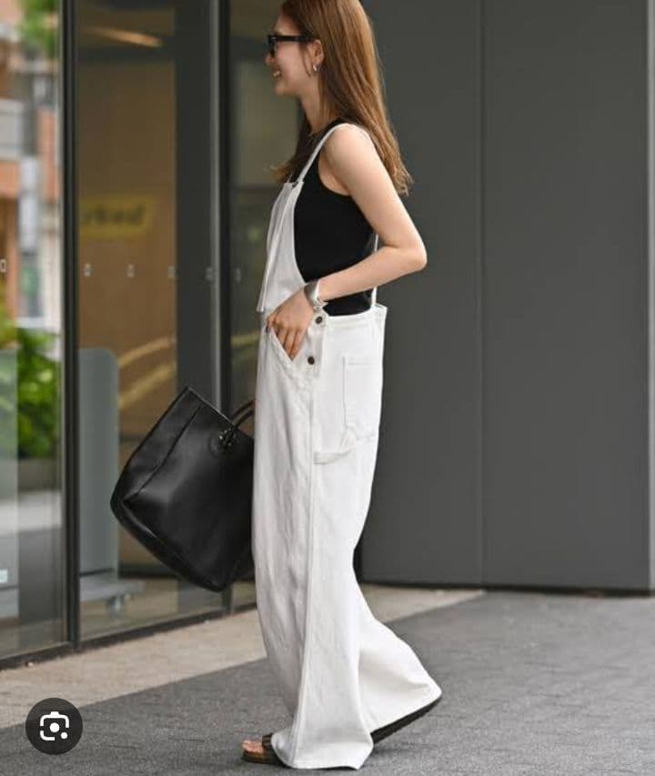 FRAMeWORK コットンヘンプサロペット