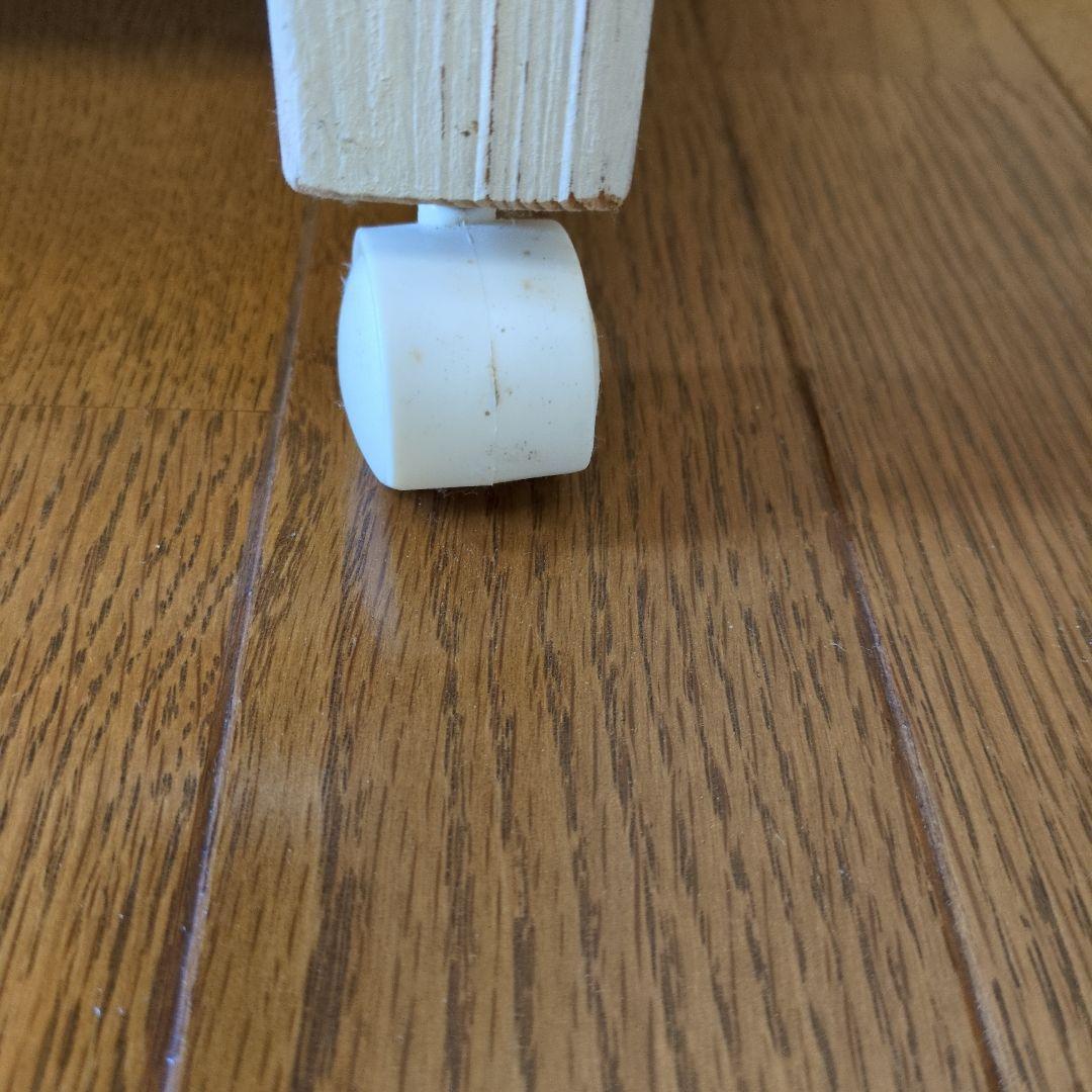 最終価格‼️木製キッチンワゴン ホワイトとブラウン/カントリー/シャビー