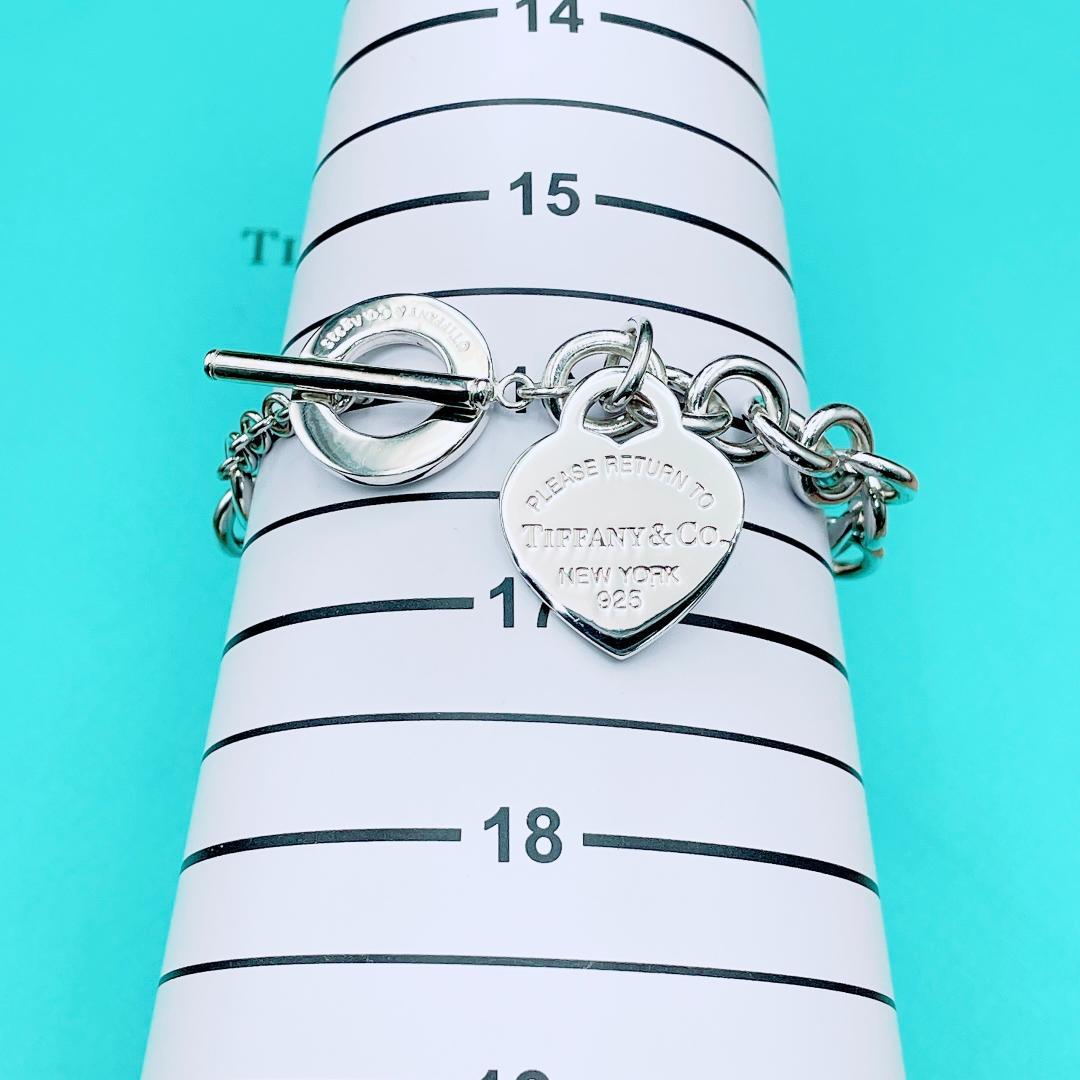 ◇ティファニー◇ 新品仕上済 リターントゥ ハート トグル ブレスレット 34g